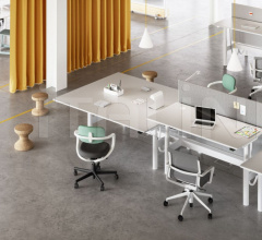 Письменный стол Tyde 2 Workstations Письменный стол Tyde 2 Workstations фабрика Vitra