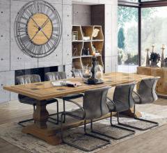 Стул с подлокотниками DB006675 фабрика Dialma Brown