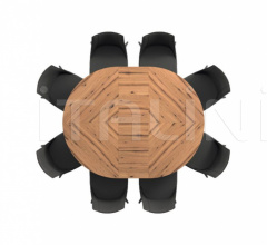 Стол обеденный Big Round фабрика Ozzio