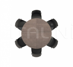 Стол обеденный Big Round фабрика Ozzio