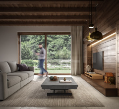 Итальянские Столовая - Стол-трансформер MORE & MORE фабрика Easyline by Ozzio Italia