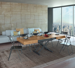 Итальянские Столовая - Стол-трансформер NEW COVER фабрика Easyline by Ozzio Italia