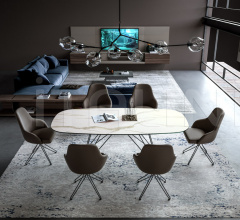 Стол обеденный CROSS Стол обеденный CROSS фабрика Easyline by Ozzio Italia