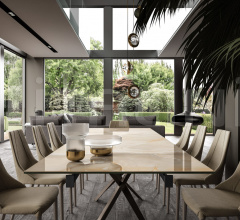 Стол обеденный ROMEO Стол обеденный ROMEO фабрика Easyline by Ozzio Italia