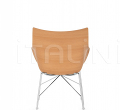 Стул с подлокотниками Q/WOOD Стул с подлокотниками Q/WOOD фабрика Kartell