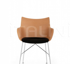 Стул с подлокотниками Q/WOOD Стул с подлокотниками Q/WOOD фабрика Kartell