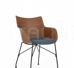 Стул с подлокотниками Q/WOOD Стул с подлокотниками Q/WOOD фабрика Kartell