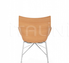 Стул с подлокотниками Q/WOOD Стул с подлокотниками Q/WOOD фабрика Kartell