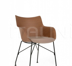 Стул с подлокотниками Q/WOOD Стул с подлокотниками Q/WOOD фабрика Kartell