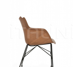 Стул с подлокотниками Q/WOOD Стул с подлокотниками Q/WOOD фабрика Kartell