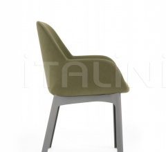 Стул с подлокотниками CLAP Aquaclean Стул с подлокотниками CLAP Aquaclean фабрика Kartell