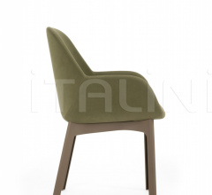 Стул с подлокотниками CLAP Aquaclean Стул с подлокотниками CLAP Aquaclean фабрика Kartell