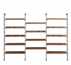 Итальянские Гостиная - Книжный стеллаж ADAM WOOD Итальянские Гостиная - Книжный стеллаж ADAM WOOD фабрика Kartell