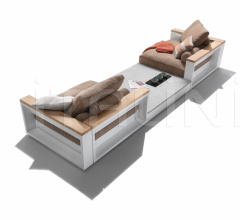 Итальянские Уличная мебель - Модульный диван Freeport фабрика Flexform