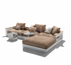 Итальянские Уличная мебель - Модульный диван Freeport фабрика Flexform