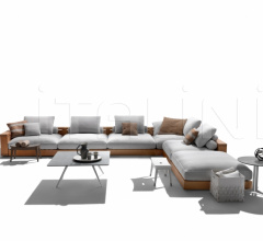 Итальянские Уличная мебель - Модульный диван Hamptons фабрика Flexform