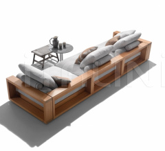 Итальянские Уличная мебель - Модульный диван Hamptons фабрика Flexform