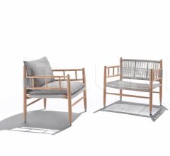 Итальянские Уличные кресла - Кресло Lee Outdoor Итальянские Уличные кресла - Кресло Lee Outdoor фабрика Flexform
