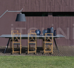 Итальянские Уличные столы - Стол обеденный Zefiro Outdoor Итальянские Уличные столы - Стол обеденный Zefiro Outdoor фабрика Flexform