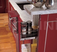 Кухня Solaria laccato rossa Кухня Solaria laccato rossa фабрика Tomassi Cucine (закрыта)