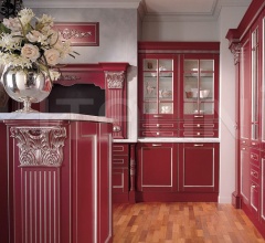 Кухня Solaria laccato rossa Кухня Solaria laccato rossa фабрика Tomassi Cucine (закрыта)