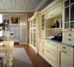 Кухня Solaria laccato crema фабрика Tomassi Cucine (закрыта)