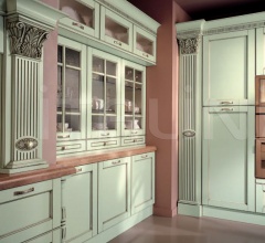 Итальянские Кухни с барной стойкой - Кухня Solaria laccato verde flow Итальянские Кухни с барной стойкой - Кухня Solaria laccato verde flow фабрика Tomassi Cucine (закрыта)