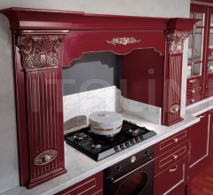 Кухня Solaria laccato rossa Кухня Solaria laccato rossa фабрика Tomassi Cucine (закрыта)