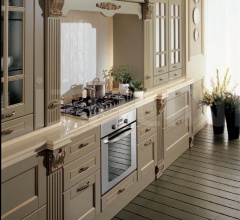 Кухня Solaria laccato grigio antico Кухня Solaria laccato grigio antico фабрика Tomassi Cucine (закрыта)