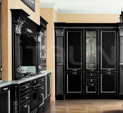 Кухня Solaria laccato nero Кухня Solaria laccato nero фабрика Tomassi Cucine (закрыта)