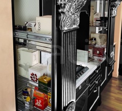 Кухня Solaria laccato nero Кухня Solaria laccato nero фабрика Tomassi Cucine (закрыта)