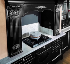 Кухня Solaria laccato nero Кухня Solaria laccato nero фабрика Tomassi Cucine (закрыта)