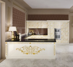 Кухня Alessia laccato crema фабрика Tomassi Cucine (закрыта)