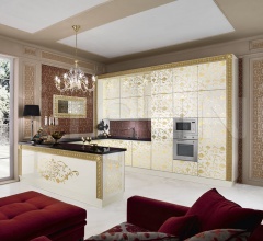 Кухня Alessia laccato crema фабрика Tomassi Cucine (закрыта)