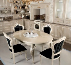 Кухня Artemide laccata ostrica фабрика Tomassi Cucine (закрыта)