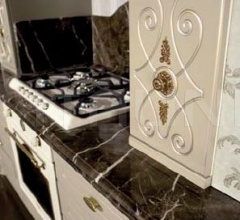 Кухня Artemide laccata ostrica фабрика Tomassi Cucine (закрыта)