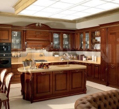 Кухня Artemide noce gubbio фабрика Tomassi Cucine (закрыта)