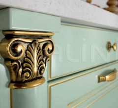Итальянские Кухни с барной стойкой - Кухня Belle epoque verde flow Итальянские Кухни с барной стойкой - Кухня Belle epoque verde flow фабрика Tomassi Cucine (закрыта)