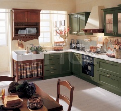 Кухня Contea verde salvia фабрика Tomassi Cucine (закрыта)