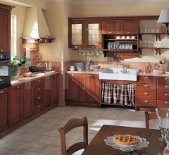 Кухня Contea noce фабрика Tomassi Cucine (закрыта)