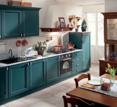 Кухня Contea blu lago фабрика Tomassi Cucine (закрыта)