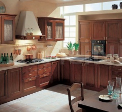 Кухня Contea noce фабрика Tomassi Cucine (закрыта)