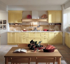 Кухня Primavera giallo pastello фабрика Tomassi Cucine (закрыта)