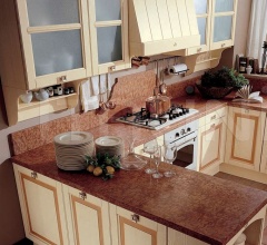 Кухня Ardesia corda/rosa cipria фабрика Tomassi Cucine (закрыта)