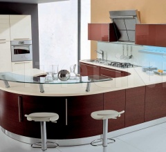 Кухня Opera rovere prugna Кухня Opera rovere prugna фабрика Tomassi Cucine (закрыта)