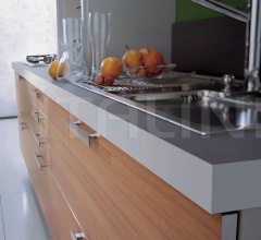 Кухня Alluminia opaco teak maldive фабрика Tomassi Cucine (закрыта)