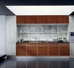 Кухня Teknika legno zebrano dem фабрика Tomassi Cucine (закрыта)