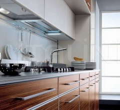 Кухня Teknika legno zebrano dem фабрика Tomassi Cucine (закрыта)