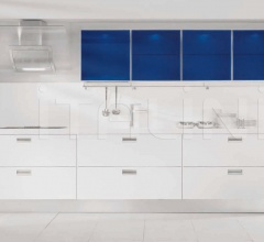 Кухня Jolly Satinato crilex colore blu фабрика Tomassi Cucine (закрыта)