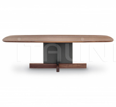 Итальянские Столы обеденные - Стол обеденный Cross Table, Cross Table Glass фабрика Bonaldo
